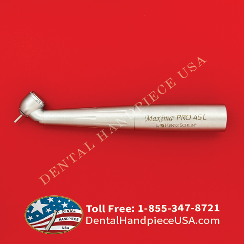 Henry Schein Maxima PRO 45L Fiber Optic 45° High Speed Handpiece